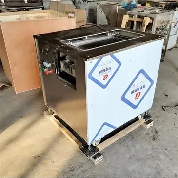 100KG-Peiriant Sleisio Pysgod wedi'i Rewi Dur Di-staen Awtomatig