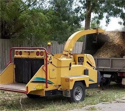 Awtomatig Feed Gasoline Math Wood Chipper Shredder
